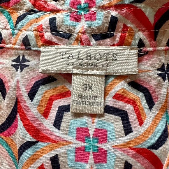 Colorful Geometric Patterned Blouse - Picture 4 of 4